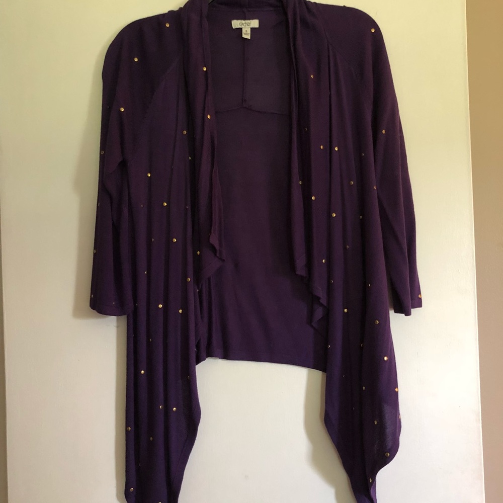Cache Gold Stud Sweater